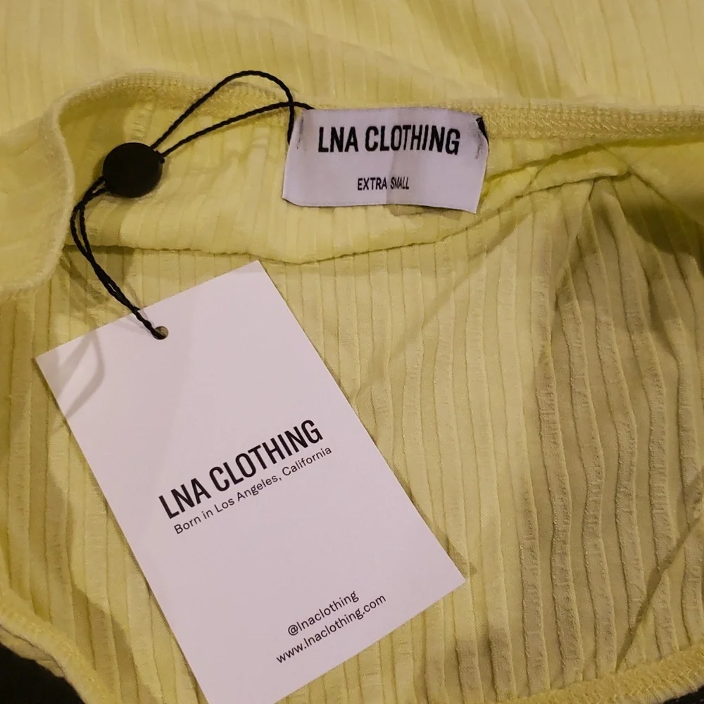 NWT! LNA Irini ribbed tube dress - Picture 4 of 4